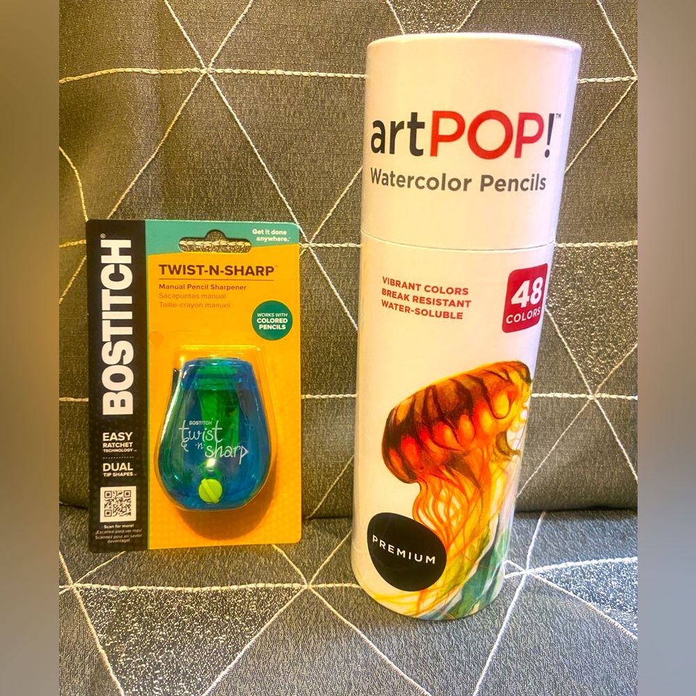 artPOP! Watercolor Pencils (48ct) & sharpener!